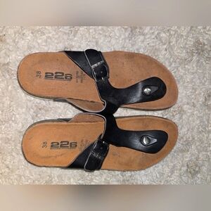 Women's Black Sandalsze 38